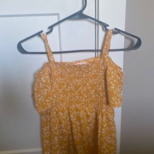 Yellow flower shirt
